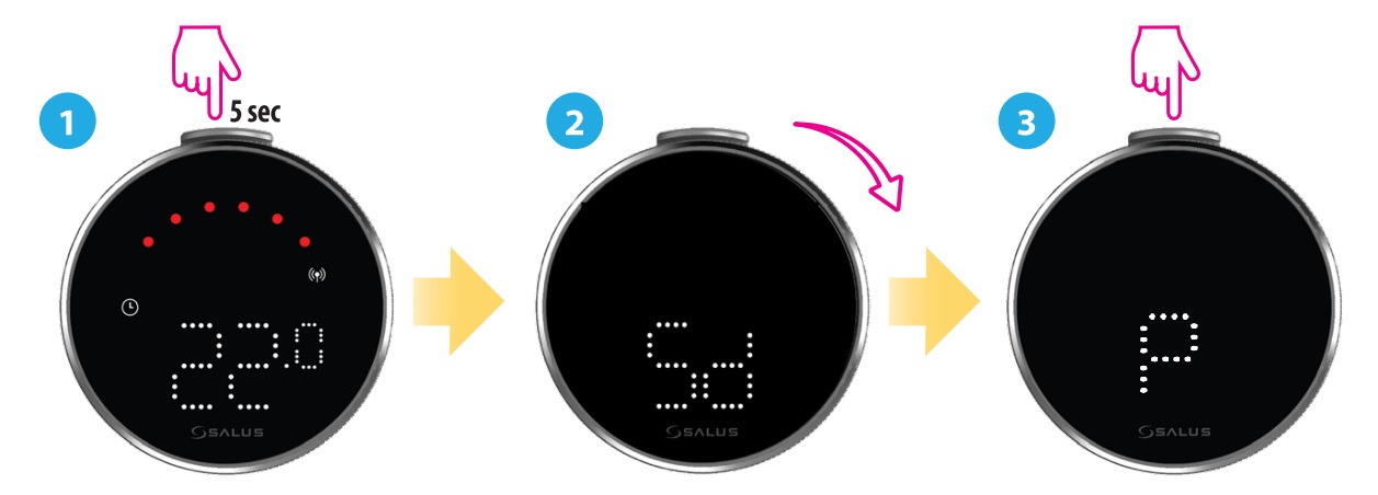 A black circular object with arrows pointing at the screenAI-generated content may be incorrect.
